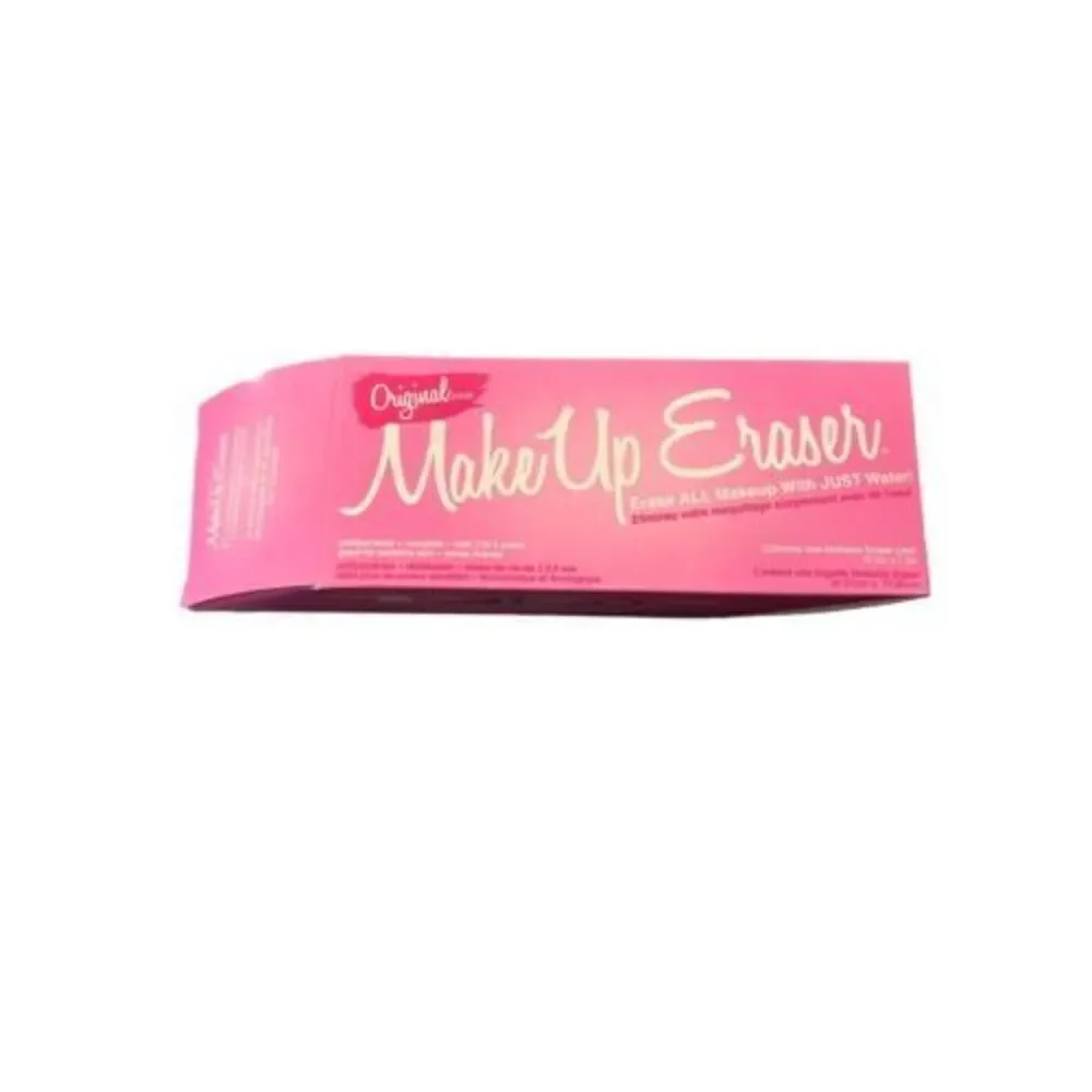Original Pink Make Up Eraser Cloth New IN Box Full Size 7.5x15.5 (0035)